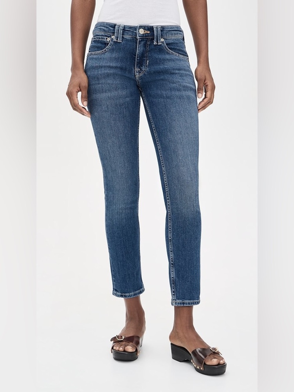 NWOT rag & bone DRE Low-Rise Slim Boyfriend Jeans